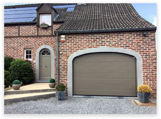 garage maison brique