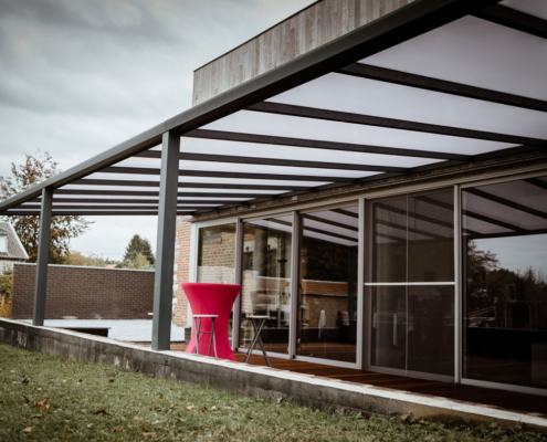 pergola avec toiture en polycarbonate